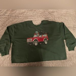XXXL Ford Bronco Christmas Tree Graphic Sweatshirt. New without tags